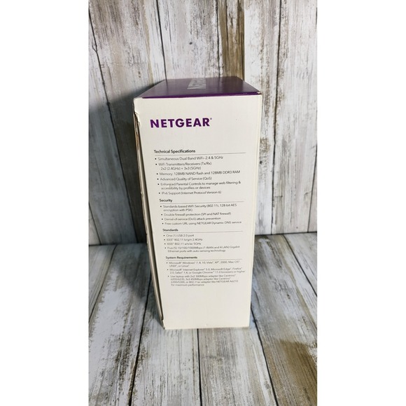 NETGEAR AC1600 Dual Band Gigabit Smart Wifi 5 Router Wireless - Picture 7 of 7